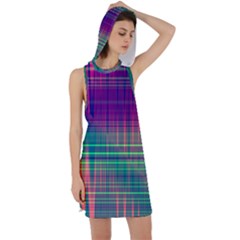 Glitch Racer Back Hoodie Dress by Angelandspot