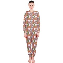 Squares And Diamonds Onepiece Jumpsuit (ladies)  by tmsartbazaar