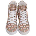 Squares And Diamonds Women s Hi-Top Skate Sneakers View1