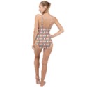 Squares And Diamonds High Neck One Piece Swimsuit View2