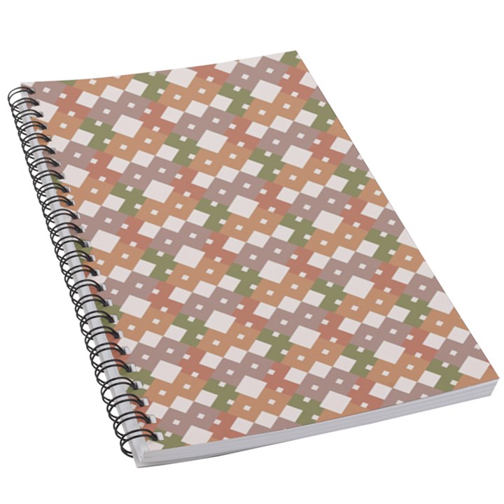 Squares And Diamonds 5.5  x 8.5  Notebook