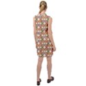 Squares And Diamonds Sleeveless Shirt Dress View2