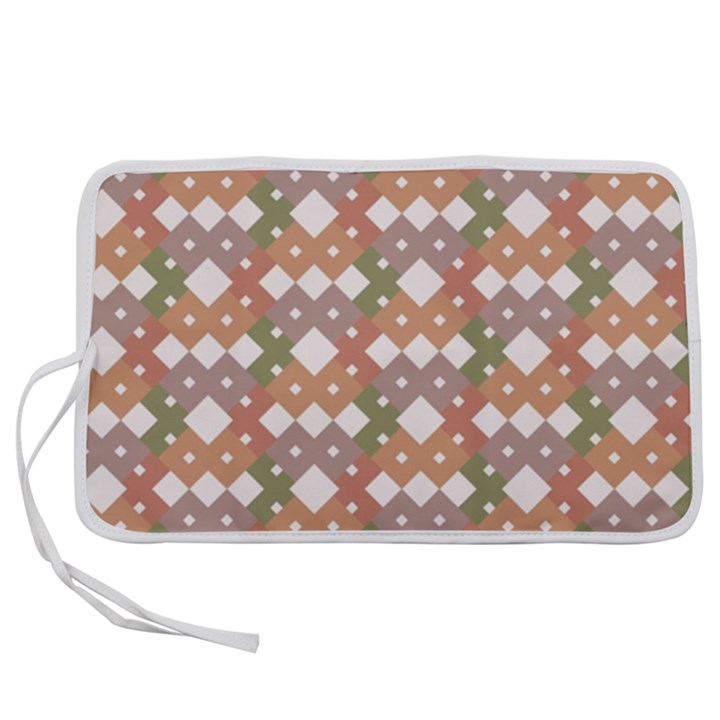 Squares And Diamonds Pen Storage Case (L)