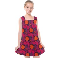 Abstract Camo Kids  Cross Back Dress by tmsartbazaar