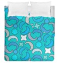 Cloudy Blue Moon Duvet Cover Double Side (Queen Size) View2