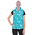 Cloudy Blue Moon Women s Button Up Vest View1