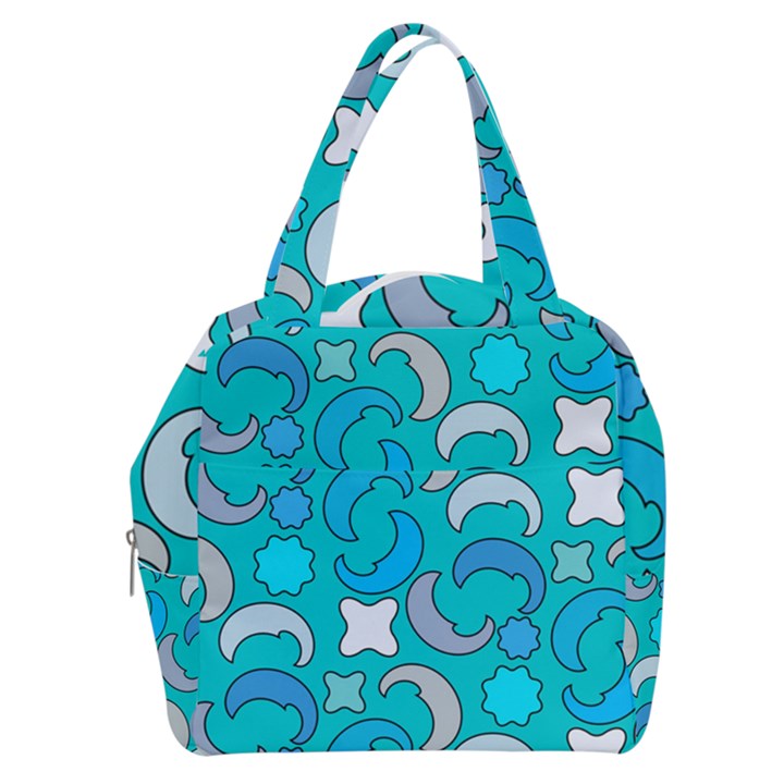 Cloudy Blue Moon Boxy Hand Bag