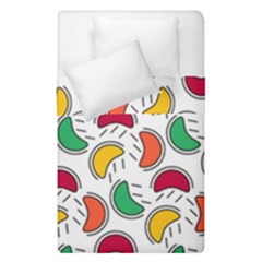 Geometric Fruity Duvet Cover Double Side (single Size)