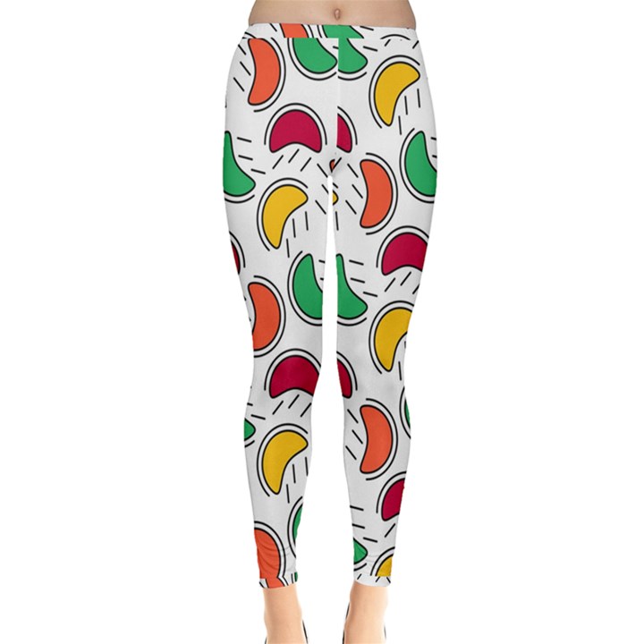 Geometric Fruity Inside Out Leggings