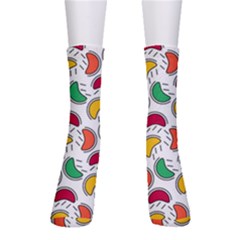 Geometric Fruity Men s Crew Socks