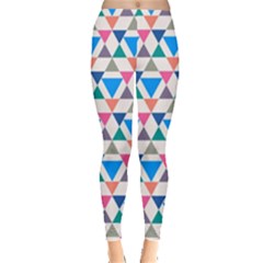 Multicolor Triangle Leggings  by tmsartbazaar