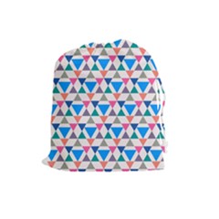 Multicolor Triangle Drawstring Pouch (large) by tmsartbazaar