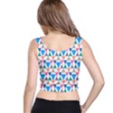 Multicolor Triangle Crop Top View3