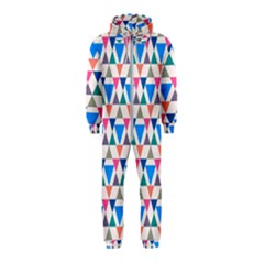 Multicolor Triangle Hooded Jumpsuit (kids) by tmsartbazaar