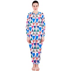 Multicolor Triangle Onepiece Jumpsuit (ladies)  by tmsartbazaar