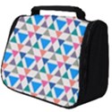 Multicolor Triangle Full Print Travel Pouch (Big) View1