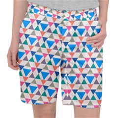 Multicolor Triangle Pocket Shorts by tmsartbazaar