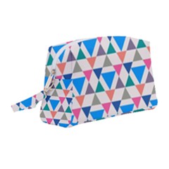 Multicolor Triangle Wristlet Pouch Bag (medium) by tmsartbazaar