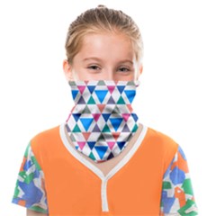 Multicolor Triangle Face Covering Bandana (kids)