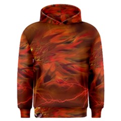 Fire Lion Flame Light Mystical Men s Overhead Hoodie