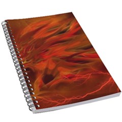 Fire Lion Flame Light Mystical 5 5  X 8 5  Notebook