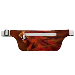 Fire Lion Flame Light Mystical Active Waist Bag by HermanTelo