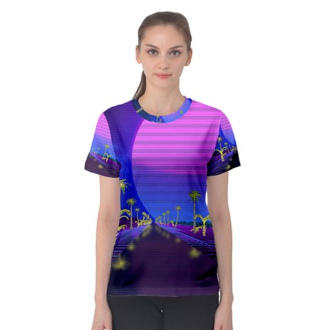 Blue Club Women s Sport Mesh Tee by Mariart