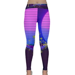 Blue Club Classic Yoga Leggings by Mariart