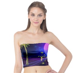 Blue Club Tube Top by Mariart