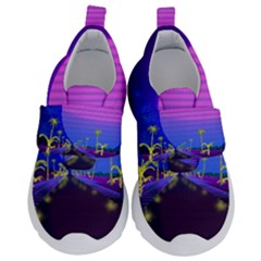 Blue Club Kids  Velcro No Lace Shoes by Mariart