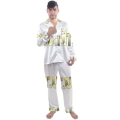 Future Men s Long Sleeve Satin Pyjamas Set by Pantherworld143