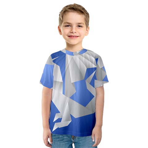 Origami Dragon Kids  Sport Mesh Tee by HermanTelo