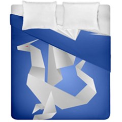 Origami Dragon Duvet Cover Double Side (california King Size)