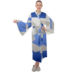 Origami Dragon Maxi Velour Kimono by HermanTelo