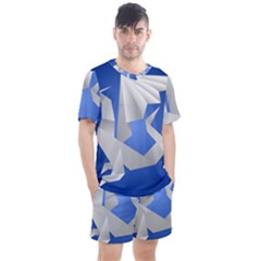 Origami Dragon Men s Mesh Tee And Shorts Set