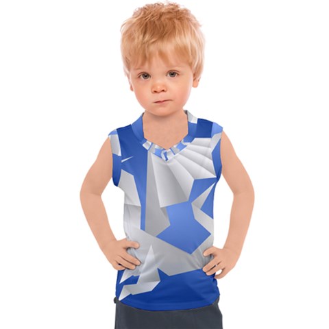 Origami Dragon Kids  Sport Tank Top by HermanTelo