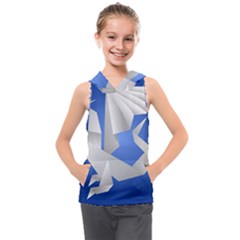 Origami Dragon Kids  Sleeveless Hoodie