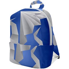 Origami Dragon Zip Up Backpack by HermanTelo