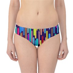 Abstract Line Hipster Bikini Bottoms