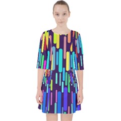 Abstract Line Pocket Dress by HermanTelo