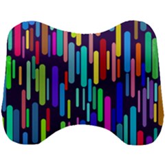 Abstract Line Head Support Cushion