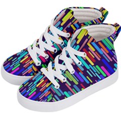 Abstract Line Kids  Hi-top Skate Sneakers by HermanTelo