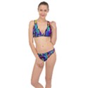 Abstract Line Classic Banded Bikini Set  View1