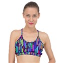 Abstract Line Basic Training Sports Bra View1