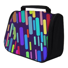 Abstract Line Full Print Travel Pouch (small)