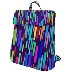 Abstract Line Flap Top Backpack by HermanTelo