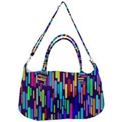 Abstract Line Removal Strap Handbag