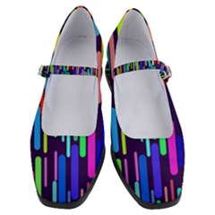 Abstract Line Women s Mary Jane Shoes