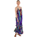 Abstract Line Cami Maxi Ruffle Chiffon Dress View1