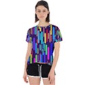 Abstract Line Open Back Sport Tee View1